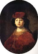 REMBRANDT Harmenszoon van Rijn Portrait of a Boy France oil painting artist